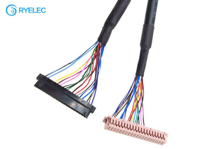 OEM ODM 40PIN  DF13-40DS-1.25C aan 20PIN JAE FI-S20S met de Kabel van Jasjelvds voor Digitaal
