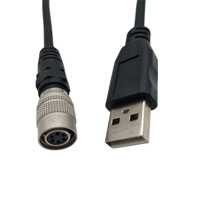 6 van de de Douanedraad van Pin Push Pull Circular USB2.0 de Uitrustingsassemblage voor Camera's