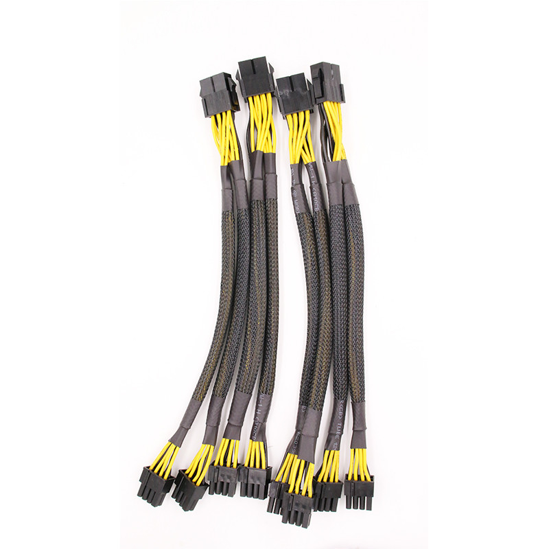 Het Wijfje van PciE 8pin van de kabelassemblage aan van de de Kabeladapter Cpu 8p van 8pin Mannelijke de Voedingkabel