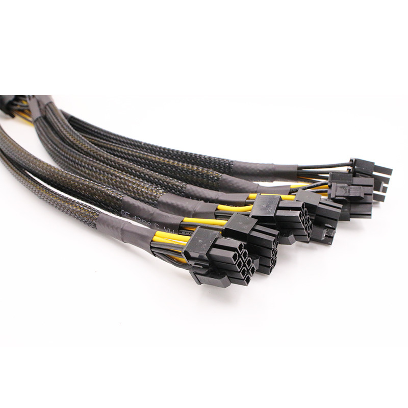 Het Wijfje van PciE 8pin van de kabelassemblage aan van de de Kabeladapter Cpu 8p van 8pin Mannelijke de Voedingkabel