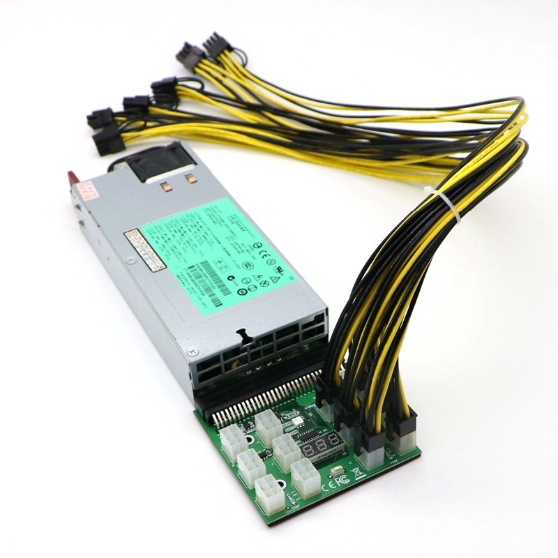 Het MANNETJE van 16AWG 6PIN AAN MANNELIJKE Pci E de Machtskabel van 8PIN voor Grafiekkaart